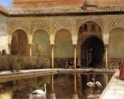埃德温罗德威克斯 - A Court in The Alhambra in the Time of the Moors